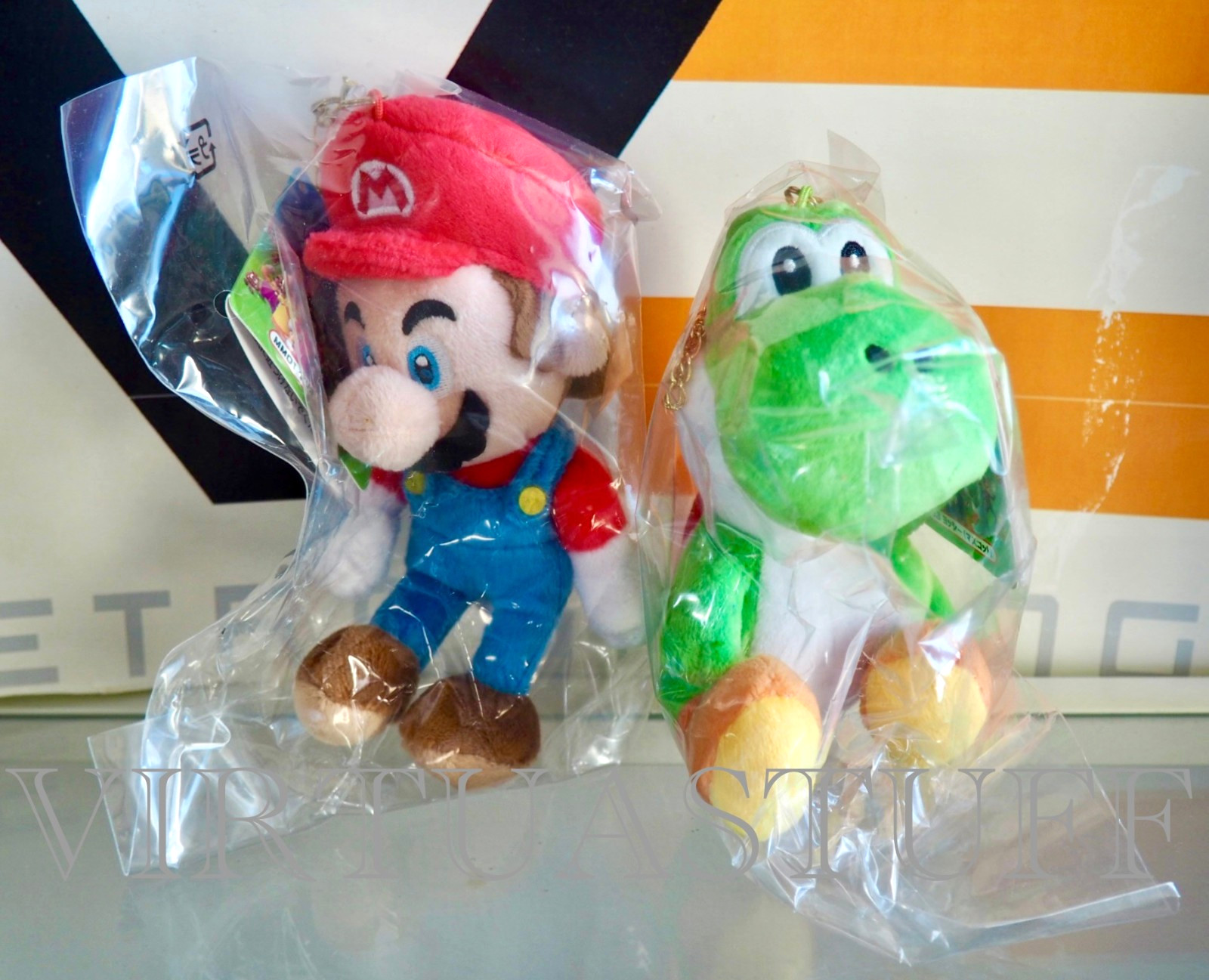 Sanei Boeki All Star Collection Mario & Yoshi Peluche Nintendo Nuovo