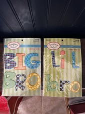 Tkanina Prasowane aplikacje Do noszenia Sztuka Hobby Lobby Duży bro Lil Bro