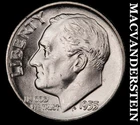 1955 Silver Roosevelt Dime - Choice Gem Brilliant Unc  Lustrous  #K2499