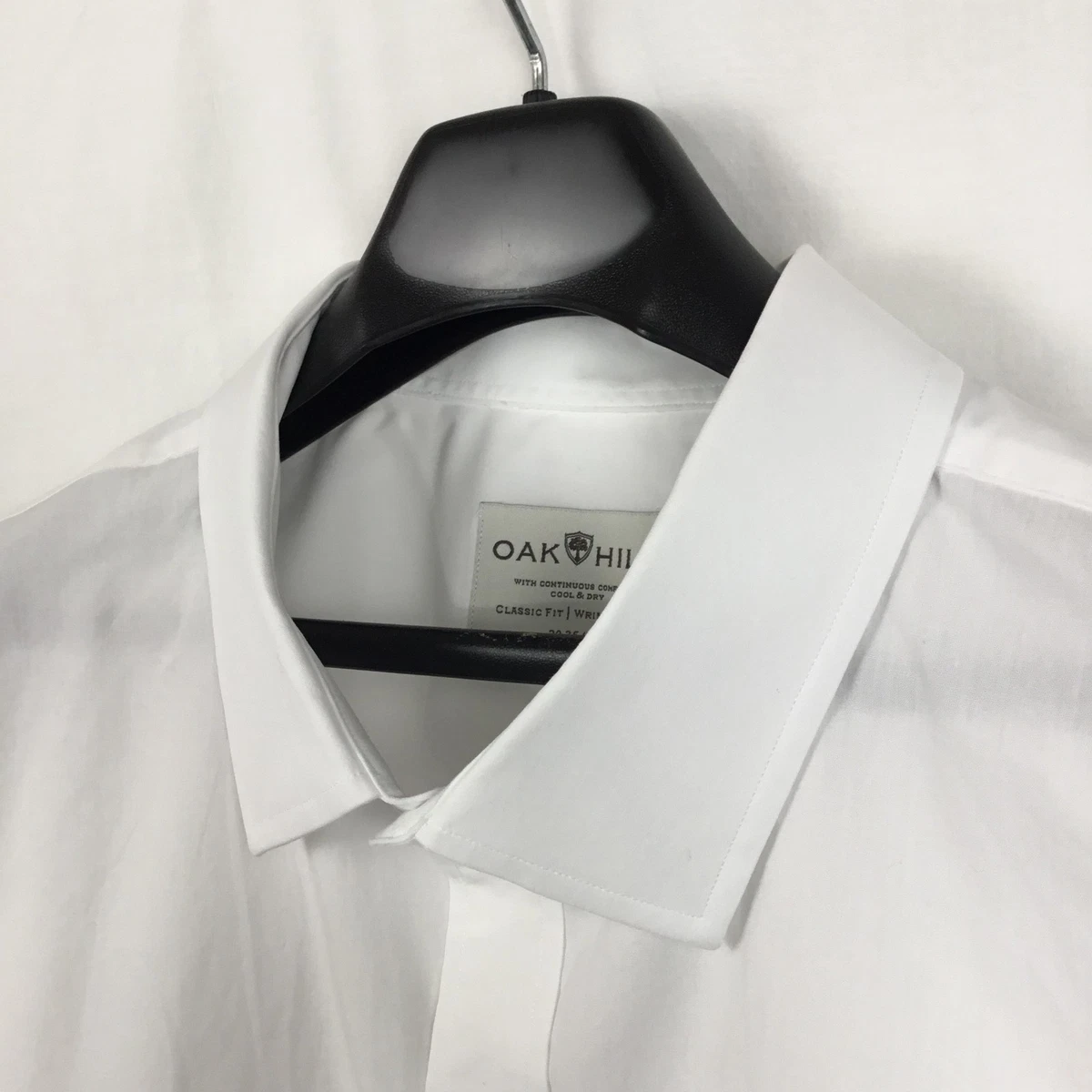 mens white dress shirt size 20 ecru dress shirt 2t Drew Extra Tall Mens Slim Fit Cord Oxford Shirt (ecru)
