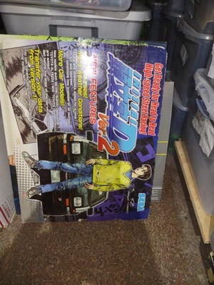 sega initial d 3 and 2 arcade top sign marquee for parts #2