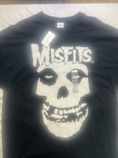 Misfits Fiend Skull T Shirt 2XL 2002 Cinder Block Hot Topic NWT Vintage Y2K Rare