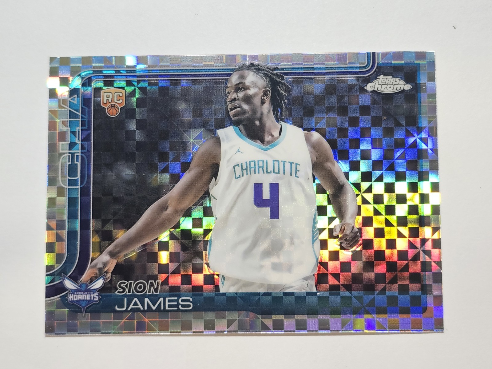 2025 Topps Chrome Sion James X-Fractor Rookie #283 RC