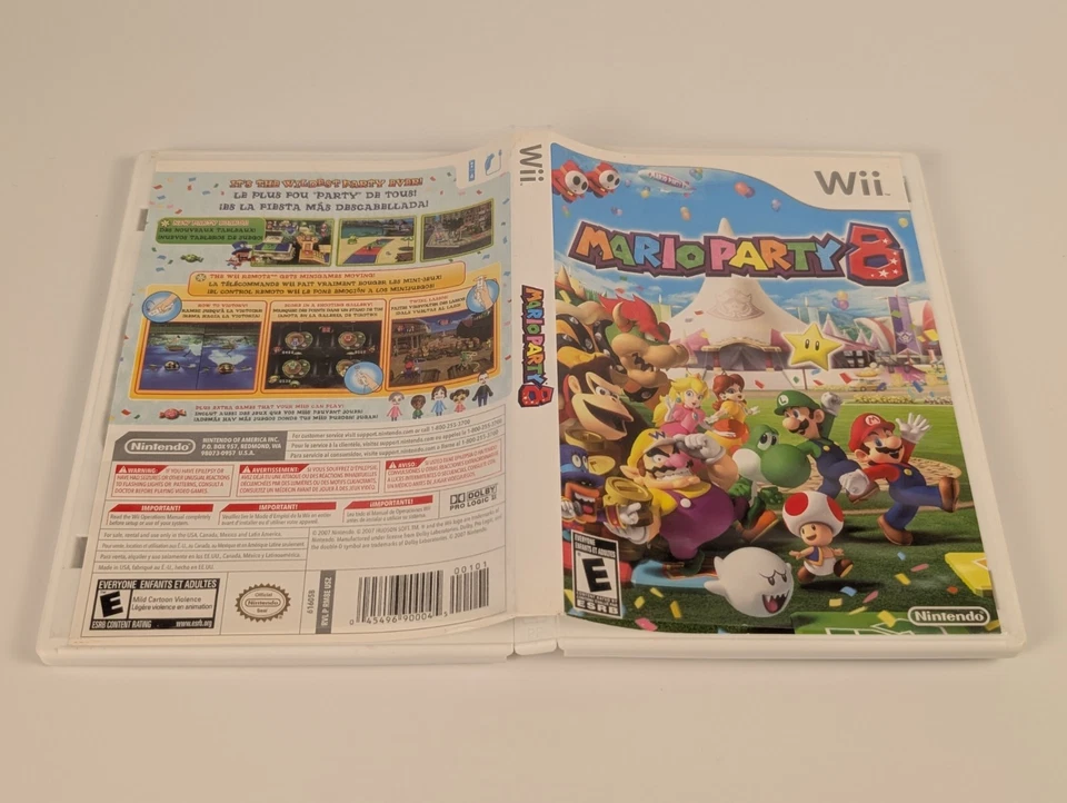 Mario Party 8 (Nintendo Wii, 2006) ➡️CIB Complete - Tested - Near Mint 📀! - Image 4 of 4