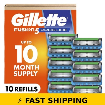 Gillette Fusion5 ProGlide Razor Blade Refills, 10 Count