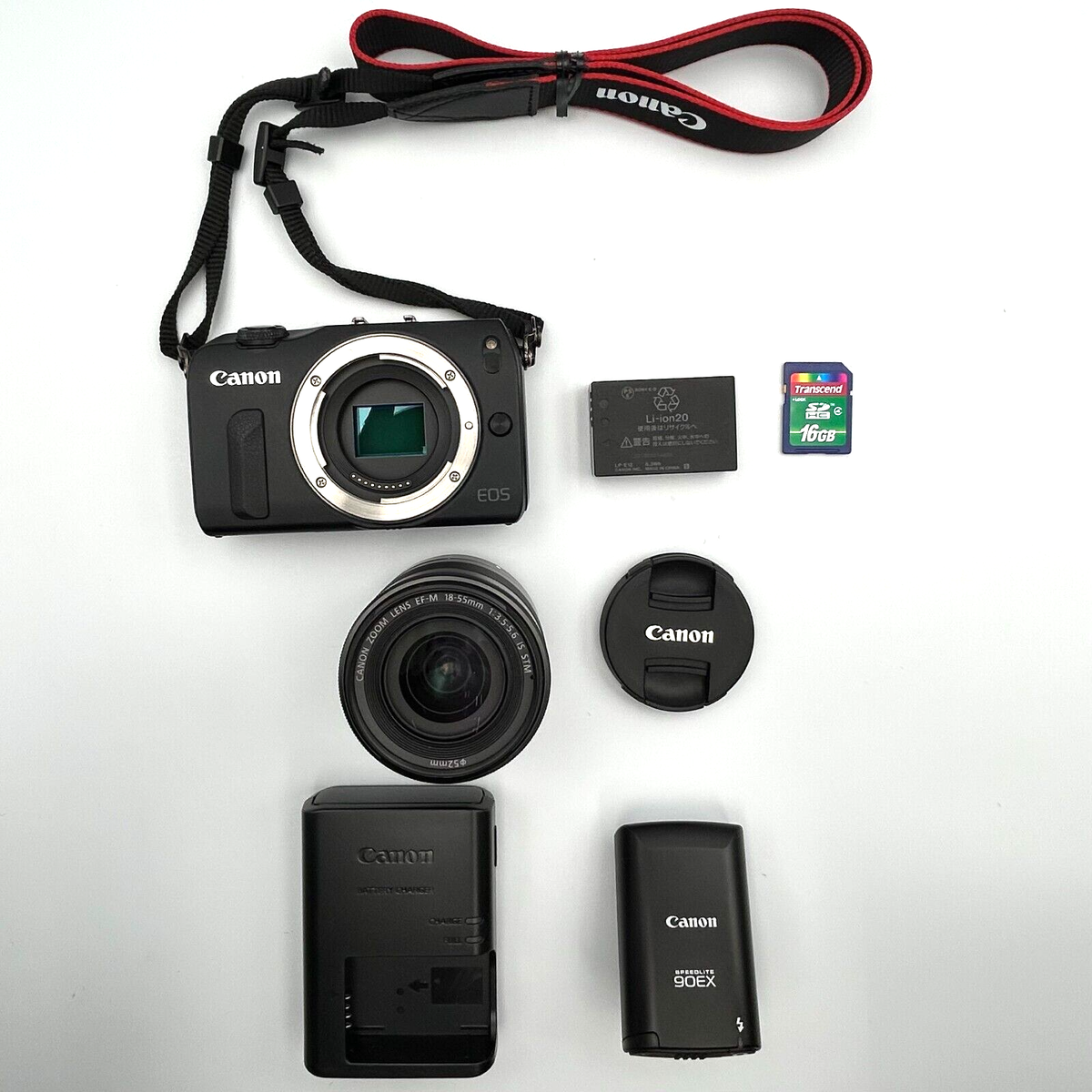 Canon EOS M CANON ZOOM LENS EF-M 18-55mm F3.5-5.6 Mirrorless Canon EOS M CANON ZOOM LENS EF-M 18-55mm F3.5-5.6 Mirrorless