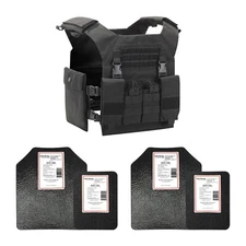 Tactical Scorpion 4 Pc Level III+ / AR500 / RF2 Body Armor Plates Procat Vest