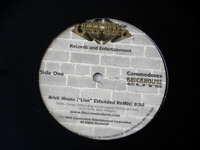 COMMODORES~ BRICK HOUSE~ RARE PRESSING~ VG+~ REMIX~8;50~DANCE MIX~RADIO VERSION