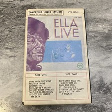 Ella Fitzgerald Ella Live Cassette Tape Verve
