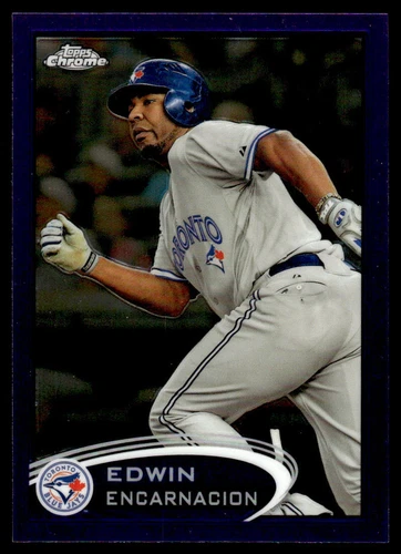 2012 Topps Chrome Purple Refractors #205 Edwin Encarnacion