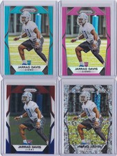 2017 Prizm Jarrad Davis refractor rookie lot / RWB / Disco / Pink / Light Blue