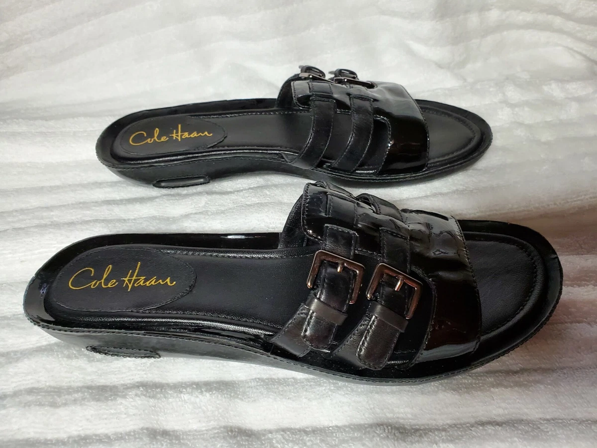 Cole haan black best sale mules