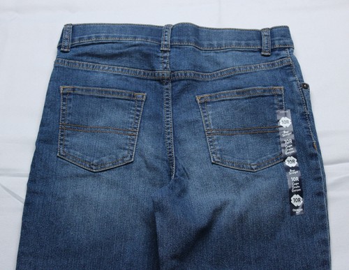 OshKosh B’gosh Boys Kid Medium Blue Wash Straight-Leg Jeans AP2 Blue Size: 10R - Picture 4 of 4