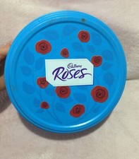 Roses Cadbury Metal Tin/ Empty/ BBD 04/2010