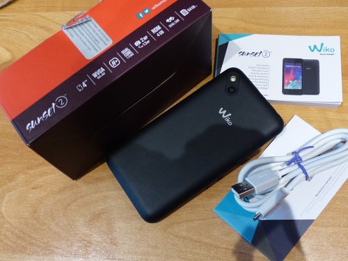 Smartphone Wiko Sunset 2 Dual Sim Black Handy - Bild 3 von 7