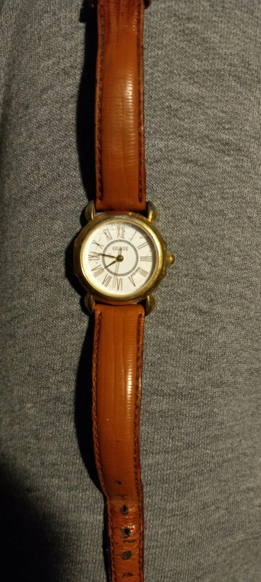 Guess women's leather watch for sale sale