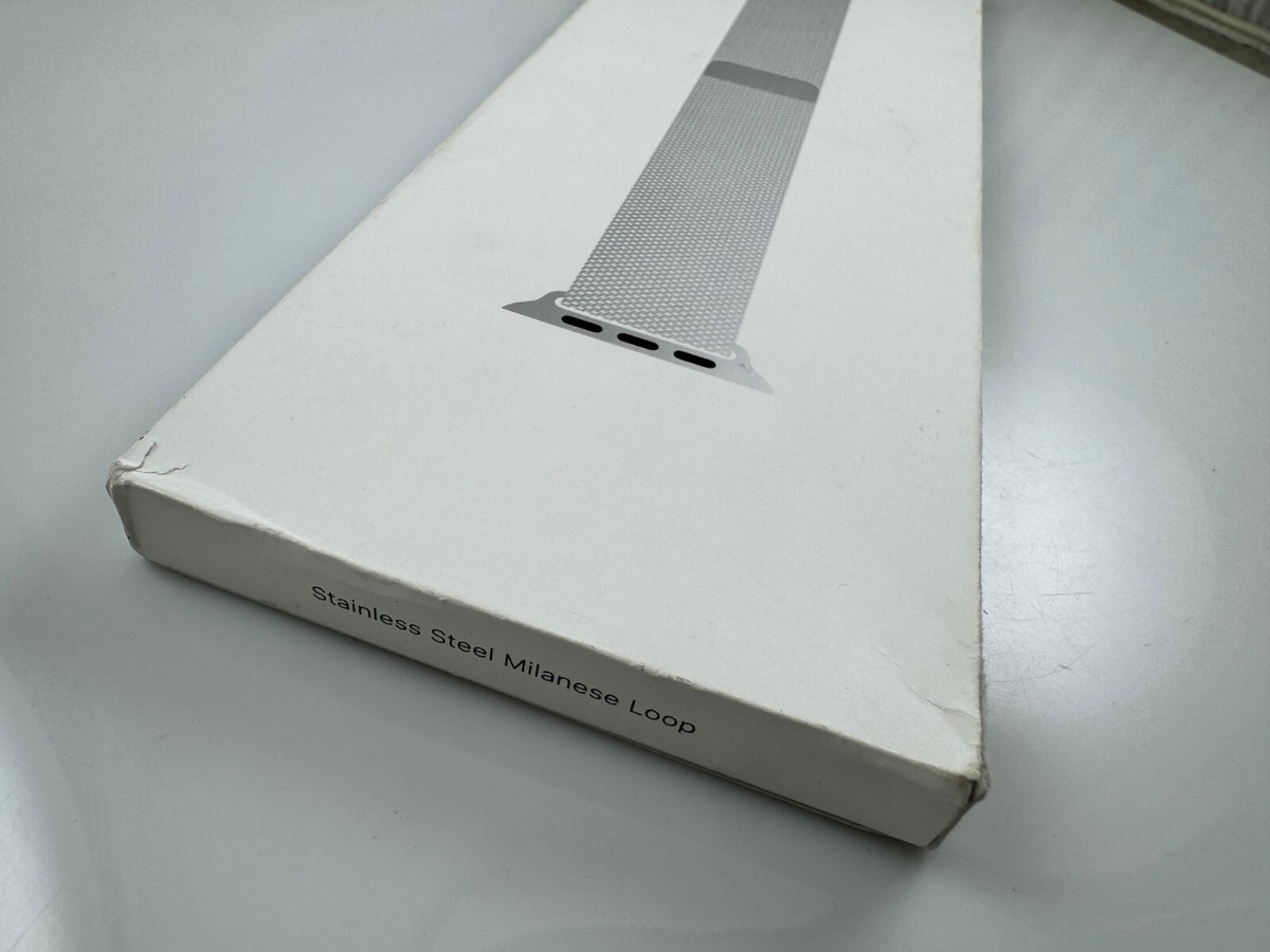 open Box Original Apple Watch band Milanese Loop 44MM 45MM S10