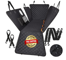XL Dog Seat Cover SUV  Truck Back Extra Large Pets Hammock 60" x 64  Duty