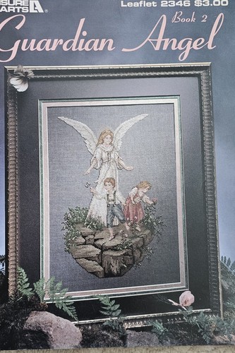 Lot 6 GUARDIAN ANGEL FAIRIES Fairy Leisure Arts Cross Stitch pattern leaflet - Picture 3 of 7