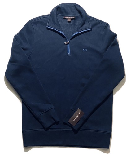 Michael Kors Mens 1/4 Zip Pullover Logo 