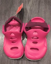Nike Sunray Protect 3 TD Toddler's Sandals Pink Prime-Sangria-White Size 7C