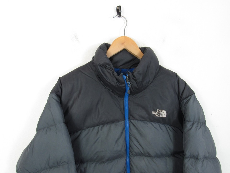 Mens The North Face Nuptse 700 Dark Grey Puffer Jacket 2012 Bomber Coat