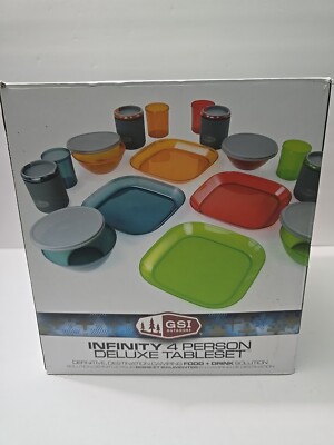  - Infinity 4 Person Deluxe Nesting Table Set Multicolor Durable, Break 