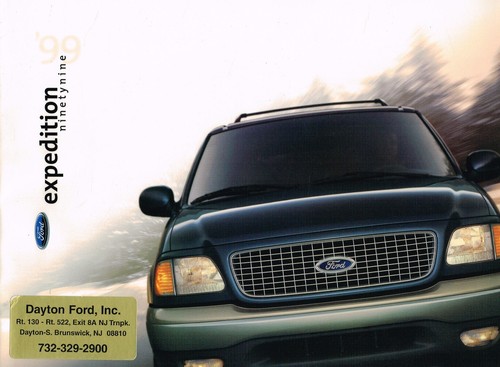 1999 Ford EXPEDITION Truck Brochure with Color Chart:EDDIE BAUER, XLT, 4WD, 4x4