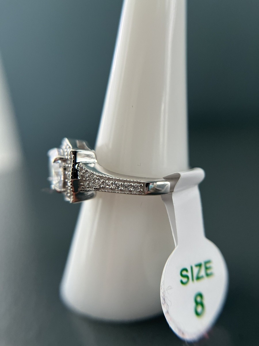 Bomb Party Sterling Silver Club Cubic Zirconia Ring RBP2406 Bomb Party Sterling Silver Club Cubic Zirconia Ring RBP2406