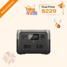 EcoFlow RIVER 2 Max Power Station 512Wh LFP G...