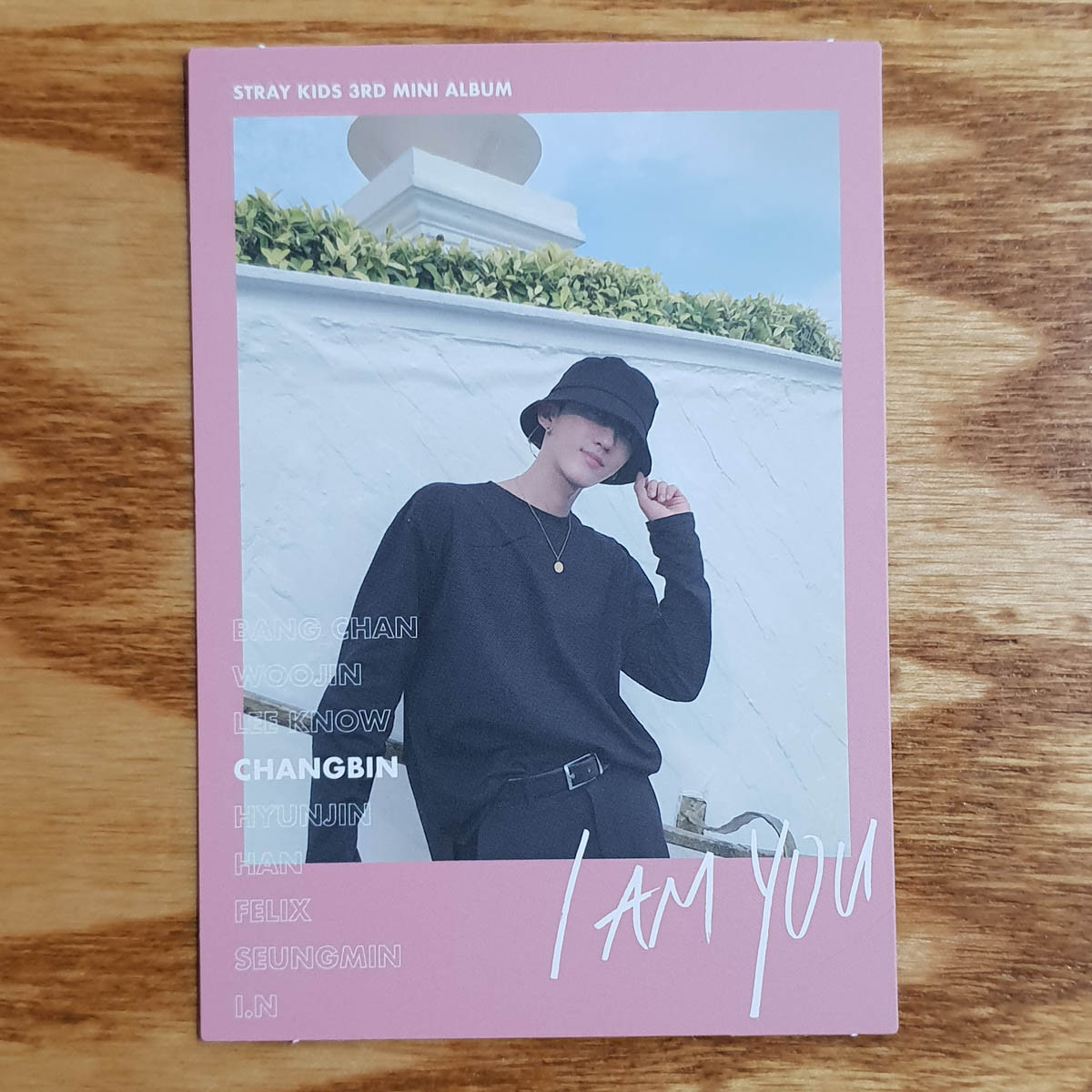 Changbin Official Photocard Stray Kids 3rd Mini Album I am You