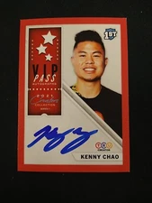 2021 Creator 1st Crystals Kenny Red VIP Pass Auto YOUTUBE 