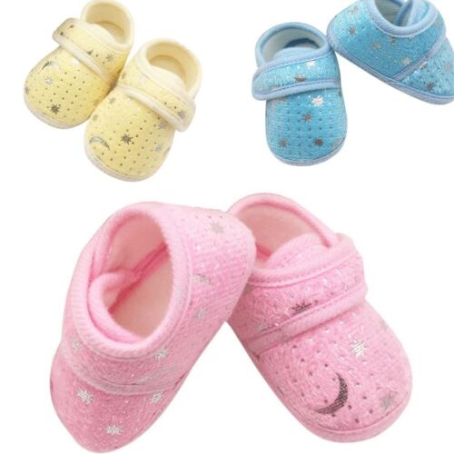 Toddler Soft Soled Prewalker Baby  Shoes Winter Boots First Walkers Star - Photo 1/10