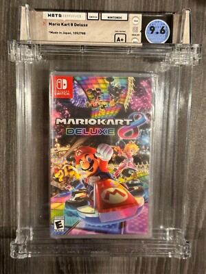 Mario Kart 8 - Deluxe Nintendo Switch, New and Sealed, GRADED WATA