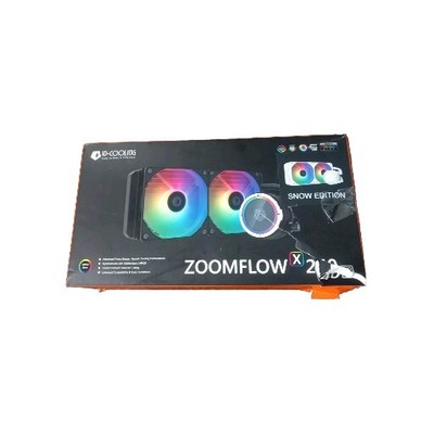 ID-Cooling ZOOMFLOW 240X Snow White Edition Liquid CPU Cooler w/Display, ARGB