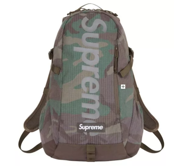 Sac à dos Supreme Woodland Camo (SS24) neuf