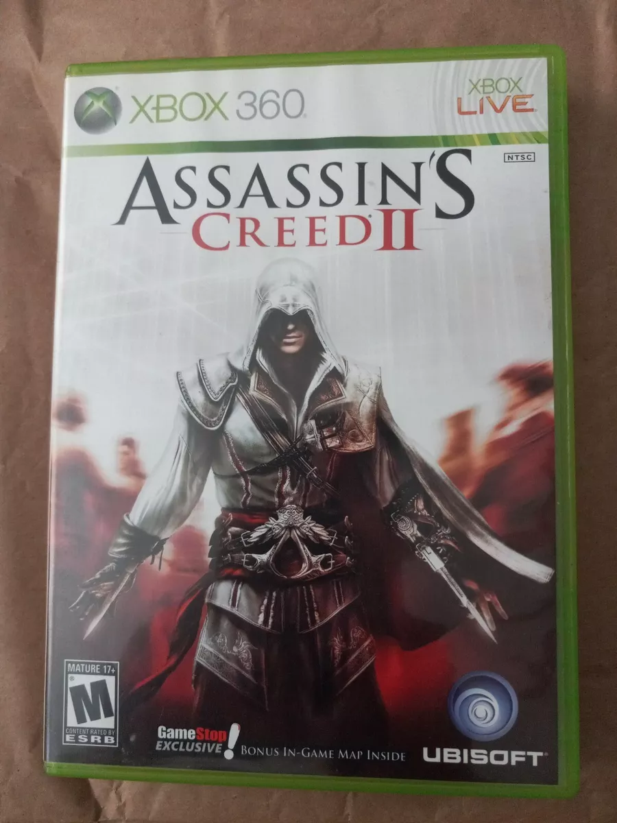 Xbox 360 - Assassin's Creed 2 II Gamestop Case No Map Xbox 360