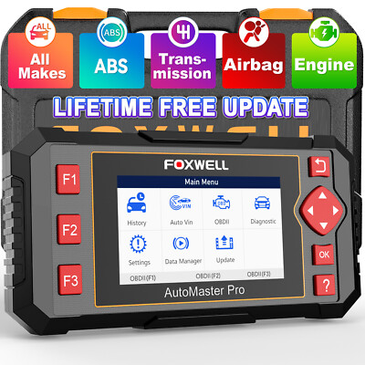 Automotive Car Diagnostic Scan Tool OBD2 Scanner ABS SRS Engine Transmission New