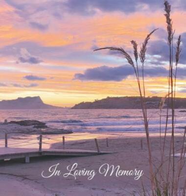 Funeral Guest Book In Loving Memory Memorial Service Guest Book, Condolence...