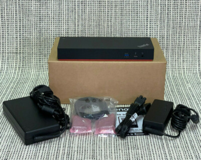 Lenovo ThinkPad Thunderbolt 3 Workstation Dock 170W US 40AN0170US Black