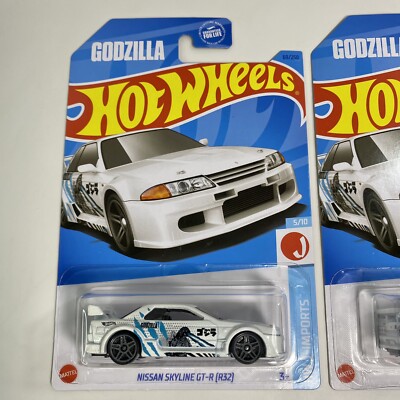 Hot Wheels Nissan Skyline GT-R [R32] 1:64 Diecast GODZILLA