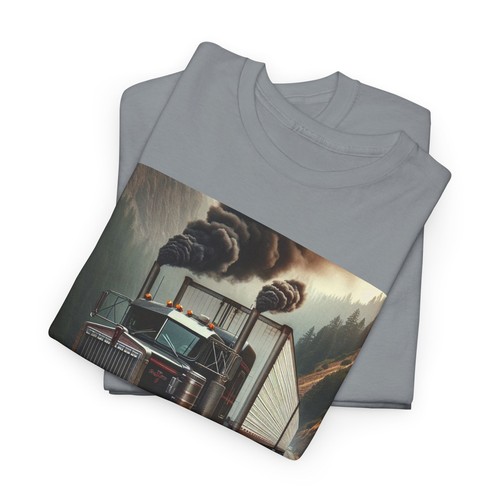 Retro Kenworth Semi Tee, Vintage Truck Driver Shirt, Diesel Engine Tshirt, Long - Picture 75 of 144