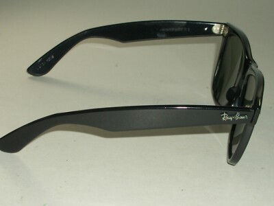 VINTAGE B&L RAY-BAN L1724 WOAS G15 UV CRYSTAL BLACK EBONY WAYFARER