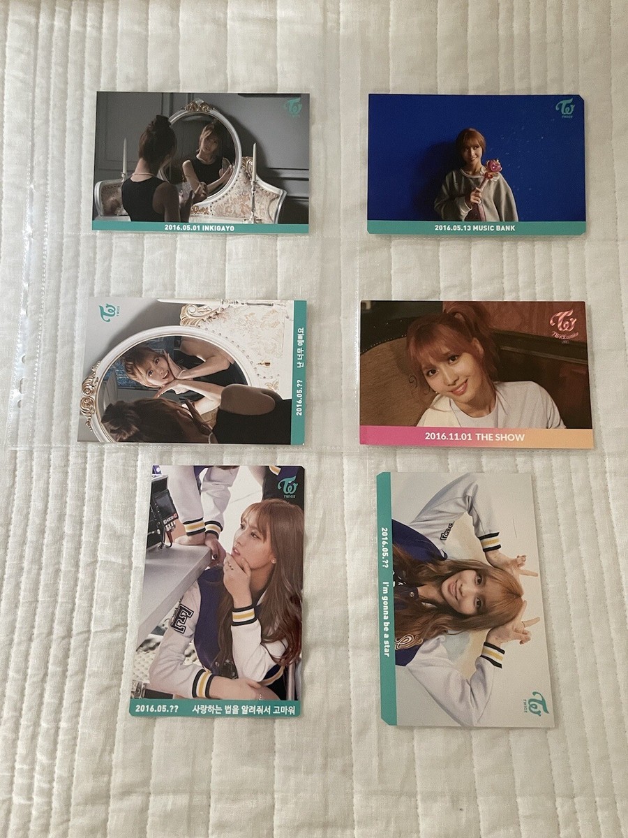 TWICE Momo Broadcast Postcards Set Cheer Up TT Page Two Official