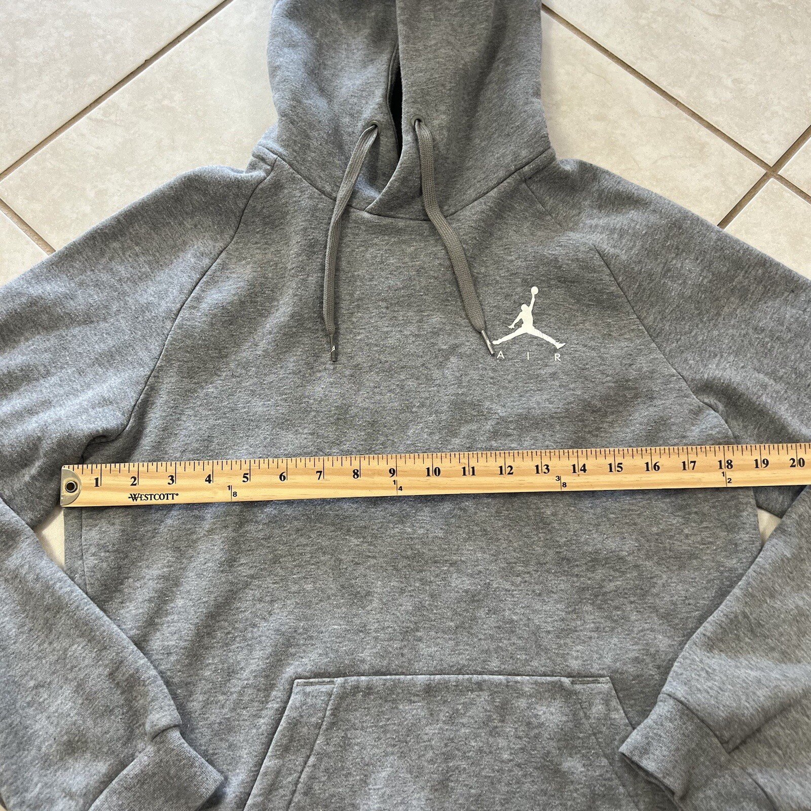 Jordan Gray Full Zip Hoodie Sweatshirt Men's S www.imisca.jp