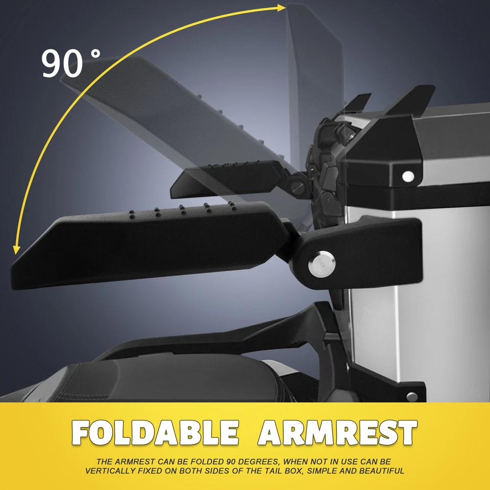 Kit reposabrazos asiento trasero pasajero moto bmw r1200gs r1250gs f800gs f750gs Foto 4 de 4