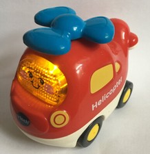 Vtech Go Go Smart Wheels Henry Helicopter Red Lights Up Sings Works Vehicle Toy
