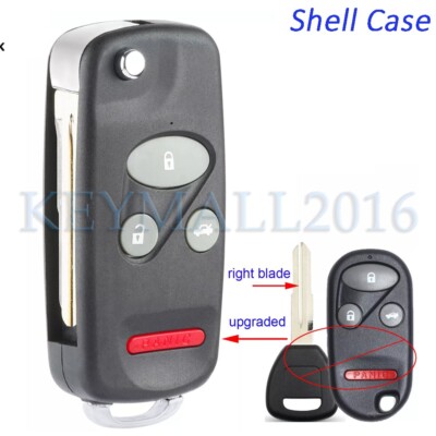 Upgraded Remote Key Shell Case for Honda Civic CR-V Insight Odyssey Old S2000 