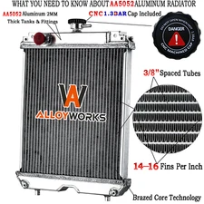 RC41142300Radiator For Kubota U35-3 U35-3S U35-3S2 KX91-3 KX91-3S KX91-3S2 D1703