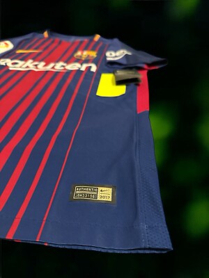 Andres Iniesta Barcelona Authentic Player Jersey 17/18 La Liga